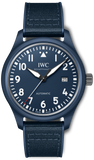 IWC Pilot’s Watch Automatic "Laureus Sport for Good" Edition Blue Dial Blue Nylon Strap Watch for Men - IW328101 Authentic Buy Shop Now
