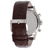 Hugo Boss Aeroliner Chronograph Quartz Grey Dial Brown Leather Strap Watch For Men - HB1512570 Authentic Buy Shop Now