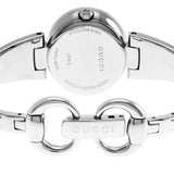 Gucci Guccisima Quartz Black Dial Silver Steel Strap Watch For Women - YA134501 Authentic Buy Shop Now