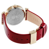Versace Greca Meander Red Dial Red Leather Strap Watch for Women - VELW00320 Authentic Buy Shop Now