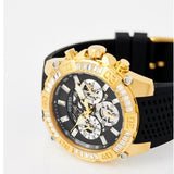 Guess Trophy Multifunction Black Dial Black Rubber Strap Watch for Men - GW0333G2 Authentic Buy Shop Now