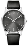Calvin Klein City Black Dial Black Leather Strap Watch for Men - K2G21107 Authentic Buy Shop Now