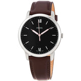 Fossil The Minimalist 3H Black Dial Brown Leather Strap Watch for Men - FS5464 Authentic Buy Shop Now