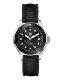 Tag Heuer Aquaracer Quartz Mother of Pearl Black Dial Black NATO Strap Watch for Women - WAY131M.FT6092 Authentic Buy Shop Now