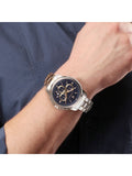Maserati Successo 44mm Chronograph Quartz Blue Dial Silver Steel Strap Watch For Men - R8873621016 Authentic Buy Shop Now
