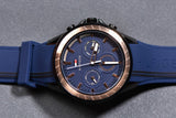 Tommy Hilfiger Aiden Chronograph Blue Dial Blue Silicone Strap Watch For Men - 1791860 Authentic Buy Shop Now
