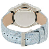 Guess Limelight Quartz Blue Dial Blue Leather Strap Watch For Men - W0775l1 Authentic Buy Shop Now