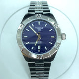 Tissot PR 100 Sport Blue Dial Silver Steel Strap Watch For Men - T101.610.11.041.00 Authentic Buy Shop Now