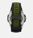 Versace Chain Reaction Quartz White Dial Green Rubber Strap Watch for Men - VEDY00419 Authentic Buy Shop Now