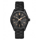 Tag Heuer Carrera Special Edition Black Dial Black Leather Strap Watch for Women - WAR1113.FC6392 Authentic Buy Shop Now