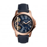 Fossil Grant Twist Multifunction Blue Dial Blue Leather Strap Watch for Men - ME1162 Authentic Buy Shop Now