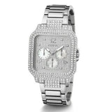 Guess Deco Multifunction Quartz Silver Dial Silver Steel Strap Watch For Women - GW0472L1 Authentic Buy Shop Now