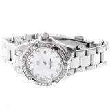 Tag Heuer Aquaracer Diamonds Mother of Pearl White Dial Silver Steel Strap Watch for Women - WBD1415.BA0741 Authentic Buy Shop Now