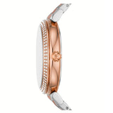 Michael Kors Abbey Three-Hand White Dial Two Tone Steel Strap Watch for Women - MK4616 Authentic Buy Shop Now