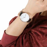 Daniel Wellington Classic Reading White Dial Black Leather Strap Watch For Women - DW00100041 Authentic Buy Shop Now