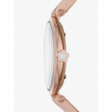 Emporio Armani Arianna Mother of Pearl Dial Pink Leather Strap Watch For Women - AR11199 Authentic Buy Shop Now