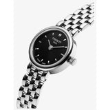 Tissot T Lady Lovely Black Dial Silver Steel Strap Watch For Women - T058.009.11.051.00 Authentic Buy Shop Now