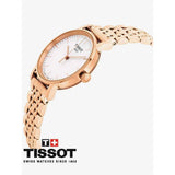 Tissot T Classic Everytime Small White Dial Rose Gold Mesh Bracelet Watch For Women - T109.210.33.031.00 Authentic Buy Shop Now