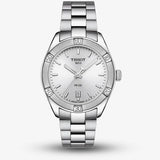 Tissot PR 100 Sport Chic Silver Dial Silver Steel Strap Watch for Women - T101.910.11.031.00 Authentic Buy Shop Now