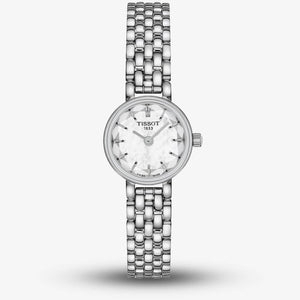Tissot T Lovely Mother of Pearl Dial Silver Steel Strap Watch for Women - T140.009.11.111.00 Authentic Buy Shop Now