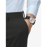 Tissot Gentlemen Silver Dial Brown Leather Strap Watch for Men - T127.410.16.031.01 Authentic Buy Shop Now