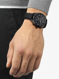 Tissot Chrono XL Vintage Black Dial Black Leather Strap Watch For Men - T116.617.36.052.00 Authentic Buy Shop Now
