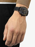 Tissot Chrono XL Vintage Chronograph Black Dial Black Leather Strap Watch For Men - T116.617.36.052.02 Authentic Buy Shop Now