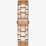 Guess Glitter Diamonds Pink Dial Rose Gold Steel Strap Watch for Women - GW0405L3 Authentic Buy Shop Now