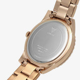 Guess Glitter Diamonds Pink Dial Rose Gold Steel Strap Watch for Women - GW0405L3 Authentic Buy Shop Now
