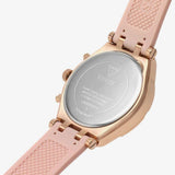 Guess Heiress Diamonds Rose Gold Dial Pink Rubber Strap Watch for Women - GW0407L3 Authentic Buy Shop Now