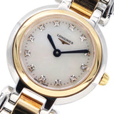 Longines PrimaLuna Quartz Diamonds Mother of Pearl Dial Two Tone Steel Strap Watch for Women - L8.110.5.93.6 Authentic Buy Shop Now