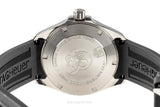 Tag Heuer Aquaracer Quartz Black Dial Black Rubber Strap Watch for Men - WAY1110.FT8021 Authentic Buy Shop Now
