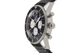 Breitling Superocean Heritage B01 Chronograph 44 Black Dial Black Mesh Bracelet Watch for Men - AB0162121B1S1 Authentic Buy Shop Now
