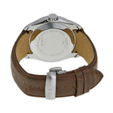 Tissot T Classic Couturier Chronograph White Dial Brown Leather Strap Watch For Men - T035.410.16.031.00 Authentic Buy Shop Now
