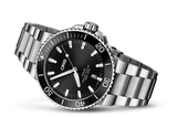 Oris Aquis Date Black Dial Silver Steel Strap Watch for Men - 0173377304134-0782405PEB Authentic Buy Shop Now