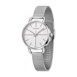 Calvin Klein Even White Dial Silver Mesh Bracelet Watch for Women - K7B23126 Authentic Buy Shop Now