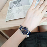 Versace V-Twist Quartz Blue Dial Blue Leather Strap Watch for Women - VELS00119 Authentic Buy Shop Now