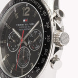 Tommy Hilfiger Luke Quartz Black Dial Black Leather Strap Watch for Men - 1791117 Authentic Buy Shop Now