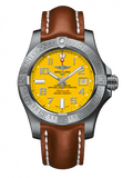 Breitling Avenger 11 Seawolf Stainless Steel Cobra Yellow Dial Mens Watch - A1733110/I519/434X Authentic Buy Shop Now