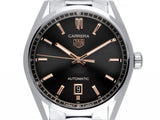 Tag Heuer Carrera Black Dial Silver Steel Strap Watch for Men - WBN2113.BA0639 Authentic Buy Shop Now