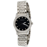 Gucci G Timeless Black Mother of Pearl Diamonds 38mm Watch For Women - YA126509 Authentic Buy Shop Now