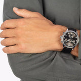 Tissot Chrono XL Classic Black Dial Black Leather Strap Watch For Men - T116.617.16.057.00 Authentic Buy Shop Now