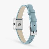 Gucci G-Frame Pastel Blue Mother of Pearl Dial Blue Leather Strap Watch For Women - YA128531 Authentic Buy Shop Now