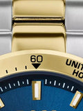 Hugo Boss Hero Blue Dial Two Tone Steel Strap Watch for Men - 1513767 Authentic Buy Shop Now