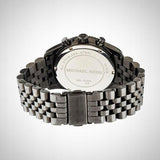 Michael Kors Lexington Chronograph Black Dial Black Steel Strap Watch For Women - MK5709 Authentic Buy Shop Now