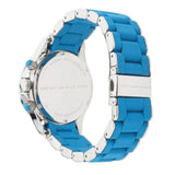Marc Jacobs Rock Chronograph Blue Dial Blue Silicone Strap Watch for Women - MBM2575 Authentic Buy Shop Now