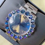 Marc Jacobs Amy Purple Dial Black Steel Strap Watch for Women - MBM3224 Authentic Buy Shop Now