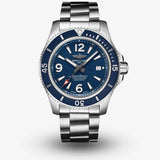 Breitling Superocean Automatic 42mm Blue Dial Silver Steel Strap Watch for Men - A17366D81C1A1 Authentic Buy Shop Now