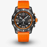 Breitling Endurance Pro Black Dial Orange Rubber Strap Watch for Men - X82310A51B1S1 Authentic Buy Shop Now