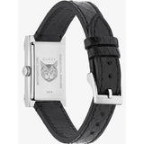Gucci G-Frame Mother of Pearl Green & Red Dial Black Leather Strap Watch For Women - YA147403 Authentic Buy Shop Now